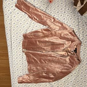 Torrid Pink suede like jacket